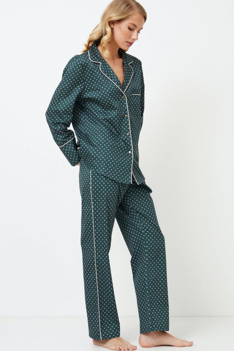 Бавовняна піжама на ґудзиках Genny