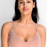 Безшовний бюстгальтер для годування 7087-076 beige