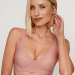 Безшовний бюстгальтер з вкладишами ГТ002БВ rose