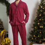 Чоловіча піжама в клітинку 1608/16914