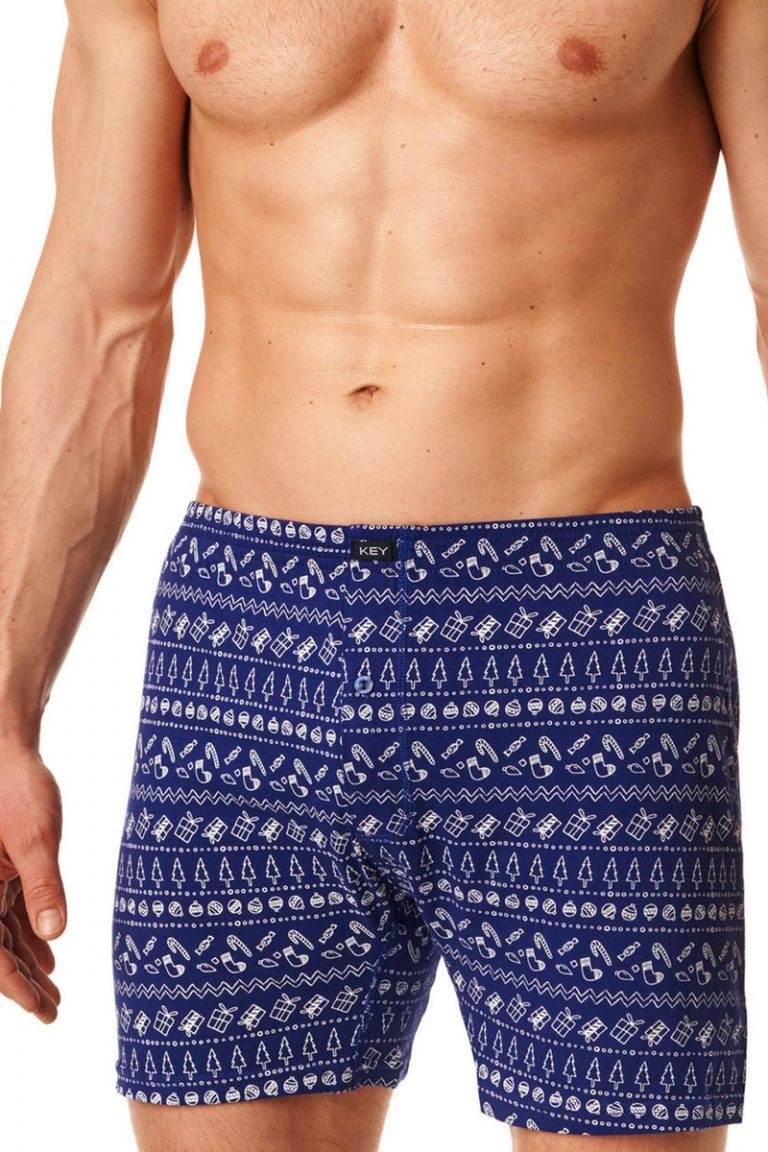 Чоловічі боксери з бавовни MXC 915 B22 blue