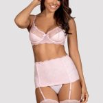 Мереживний комплект з широким поясом Girlly