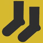 Бавовняні шкарпетки з резинкою 899 black