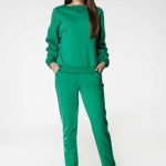 Бавовняний комплект зі штанами 1118 green