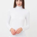 Безшовна водолазка 1011090 Long Sleeve Neck white