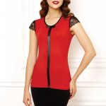 Блуза у горошок 6246 8057 red