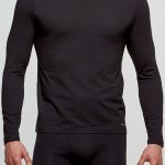 Чоловічий термолонгслів з бавовни 1368898 black