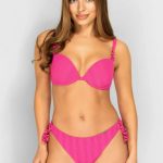 Фактурний роздільний купальник 948-003/948-228 fuchsia