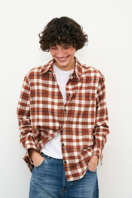 Картата вовняна сорочка 1382 ore