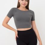 Кроп-топ із коротким рукавом 1009690 Crop T-Shirt poppy seed