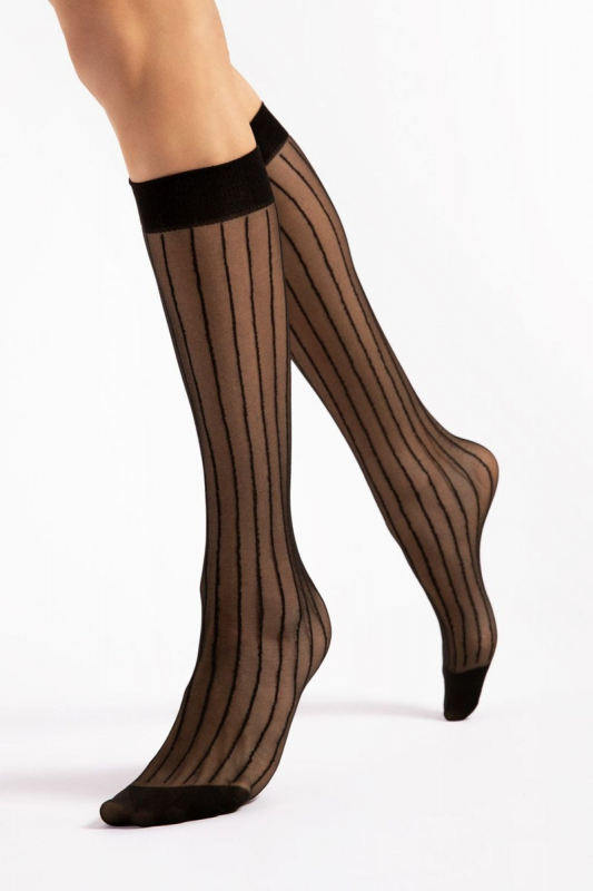 Матові гольфи у смужку Linea G2144 15d