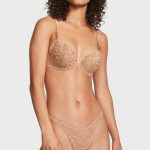 Мереживний комплект білизни 117290936 beige