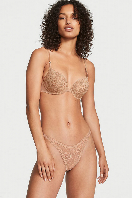 Мереживний комплект білизни 117290936 beige