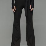 Обтислі штани-кльош E41-D10