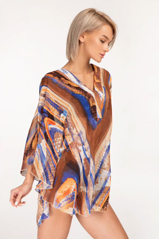 Пляжна туніка з шифону TT-3404