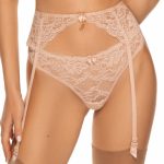 Пояс для панчіх з мережива 7211/14 Nikol beige