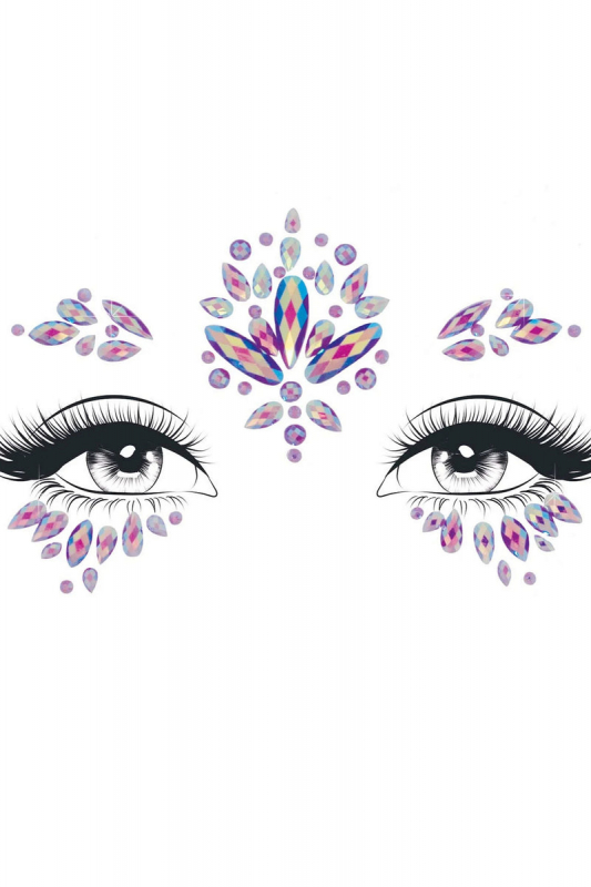 Самоклеючі стрази Verity face jewels sticker