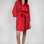 Шовковий халат 211403-15 Good Girl Gone Bad red