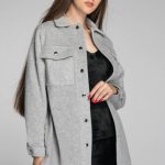 Сорочка на кнопках 1217 gray