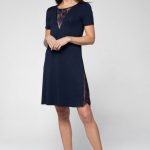 Сорочка з віскози 2226 navy blue