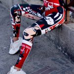 Спортивні легінси з яскравим принтом Mafia LG14-P80