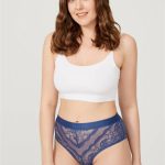 Трусики сліпи із мережива CH6053 dark cobalt