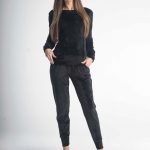 Велюровий комплект для дому 910 black