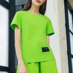 Бавовняна футболка з логотипом 21035-2 light green