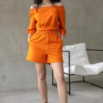 Бавовняний костюм із шортами T58-LD58+H24-LD58