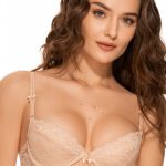 Бюстгальтер пуш-ап мереживний 1202/14 Game beige