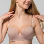 Гладкий бюстгальтер балконет SLZ19801225/225С