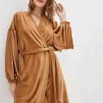 Халат з об’ємними рукавами 238 Camel