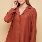 Піжама з віскози 6826 cinnamon