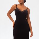 Сорочка з віскози з мереживом 1348/60065