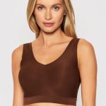 Безшовний бра-топ 16A1 Soft stretch walnut