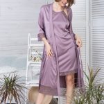 Комплект для дому із сорочкою К1082н violet