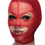 Маска-сітка з відкритим ротом та очима Mask red