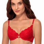 Мереживний бюстгальтер пуш-ап 1111/10 Jesi red