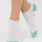 Набір бавовняних шкарпеток із принтом WS1 Set 4 (5шт.) white