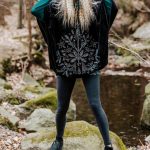 Пончо з флісу з принтом LHP 802 B19