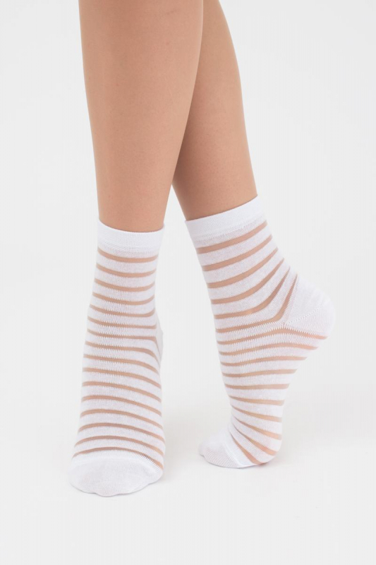 Шкарпетки в прозору смужку WSM-002