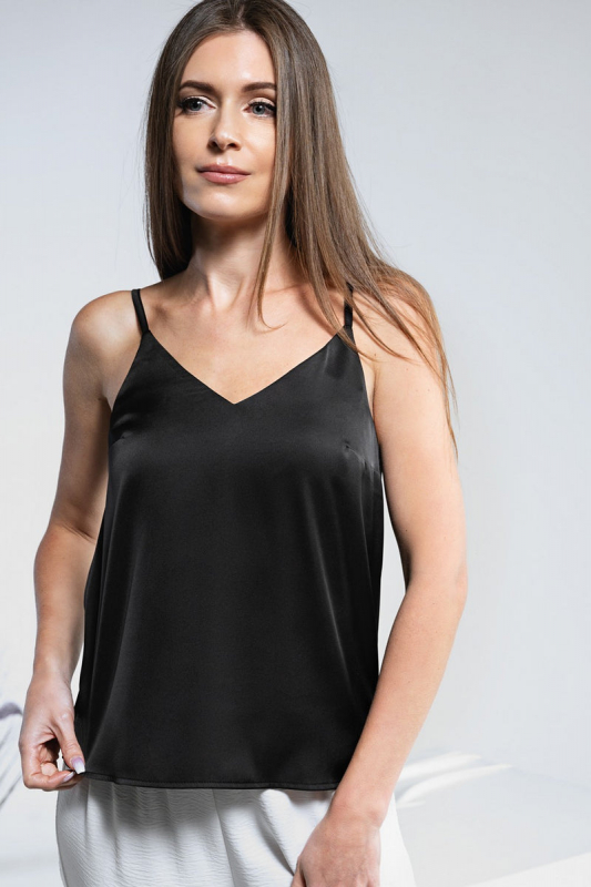 Топ на тонких бретелях 1650 black