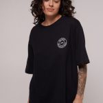 Бавовняна футболка з принтом L020 black