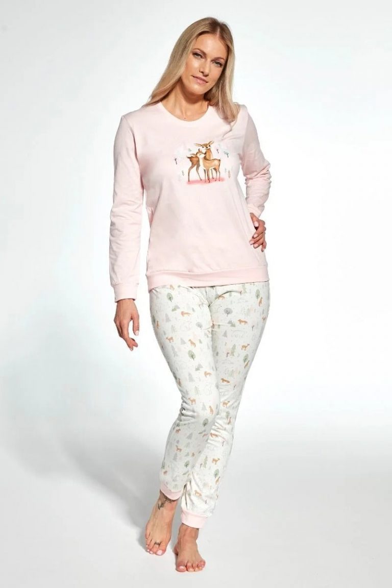 Бавовняна піжама з принтом 467/343 Fall