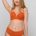 Безшовні трусики бріфи SLZ19802004/004C dark orange