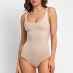 Боді-сліп із мікрофібри 7034-148 beige