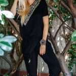 Комплект з віскози з укороченими штанами LHS 930 A20