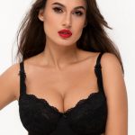 Напівдубльований бюстгальтер з мереживом 5178 Sofi black