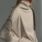 Светр з високою горловиною AW23300/4 beige