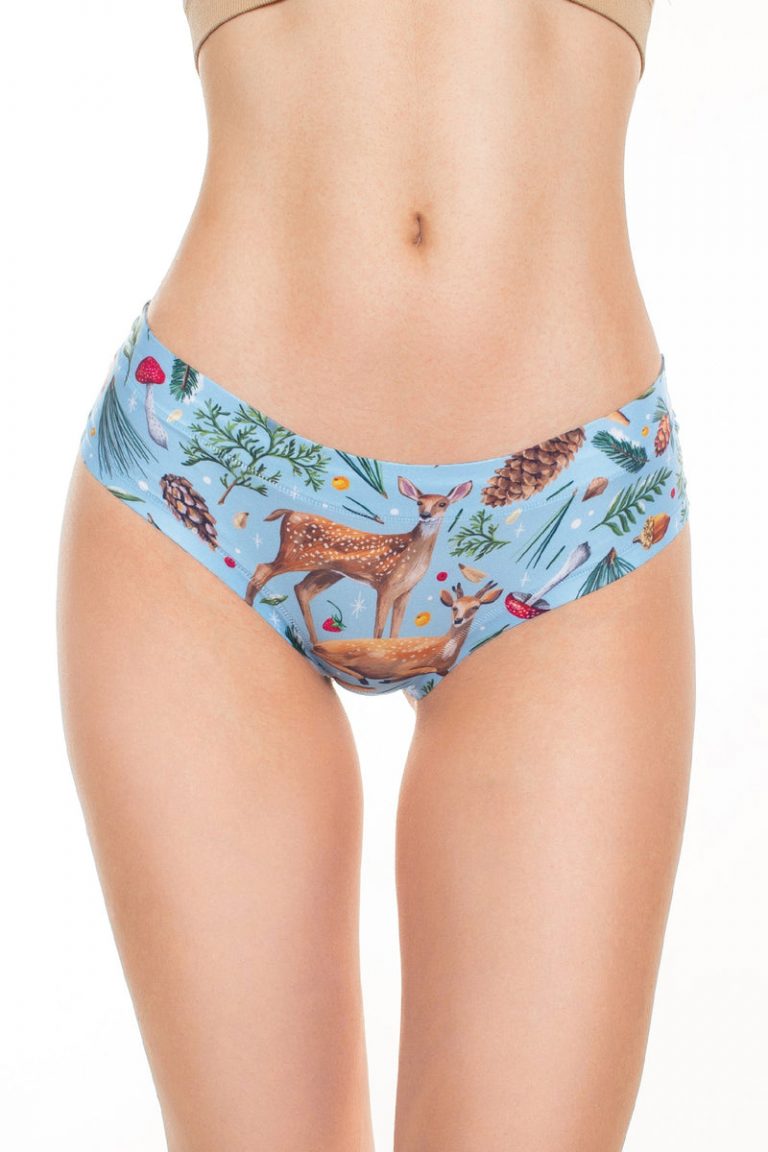 Трусики сліпи з принтом Winter Fairytale Deer